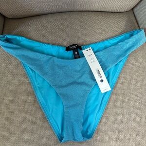 Aqua Swim Blue Shimmer Bikini Bottom